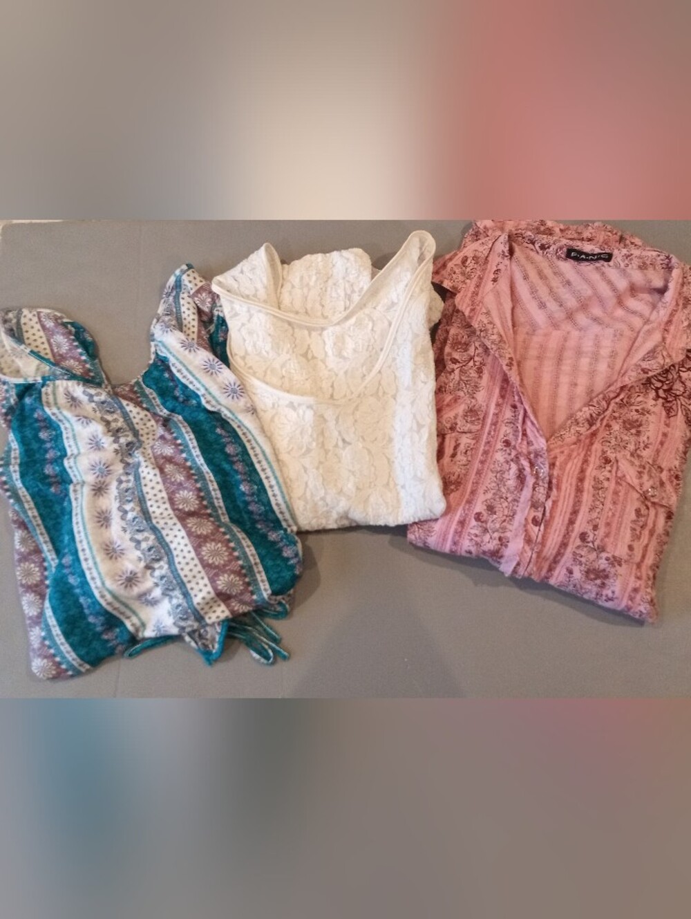 Shyanne And Fang Western Tops Women's Size L/XL Lot Of 3